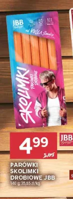 Parówki Skolimki drobiowe JBB promocja w Stokrotka