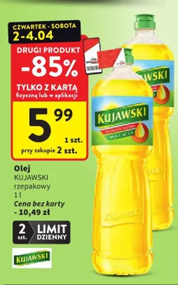 Olej rzepakowy promocja w Intermarche