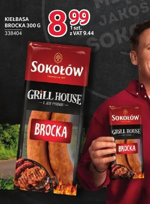 Kiełbasa Brocka Sokołów Grill House promocja w Selgros