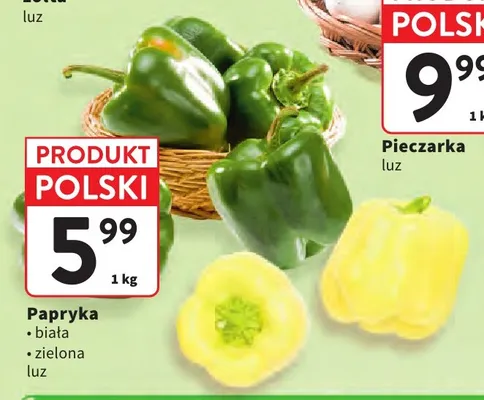 Papryka biała promocja w Intermarche