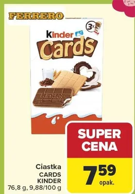 Ciastka Cards promocja w Carrefour Market