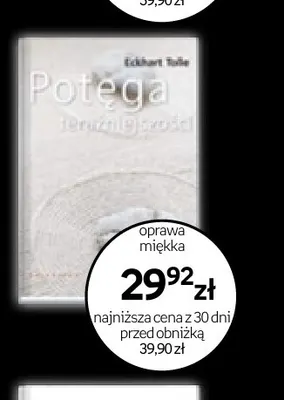 Książka Potęga teraźniejszości oprawa miękka promocja w Empik