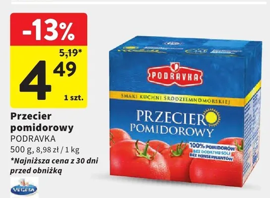 Przecier pomidorowy promocja w Intermarche