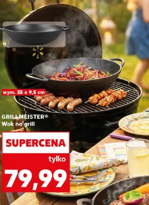 Wok na grill Grillmeister promocja w Kaufland