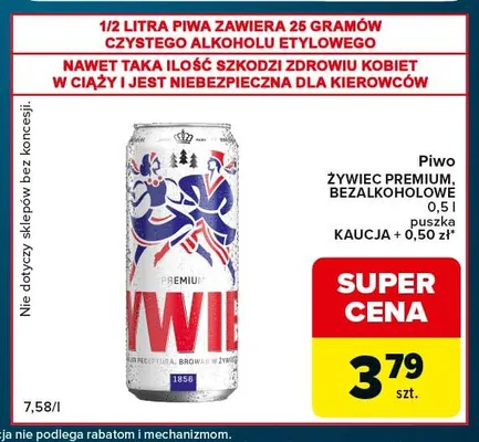 Piwo Żywiec Premium promocja w Globi