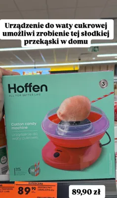 Urządzenie do waty cukrowej Hoffen 450W promocja w Biedronka