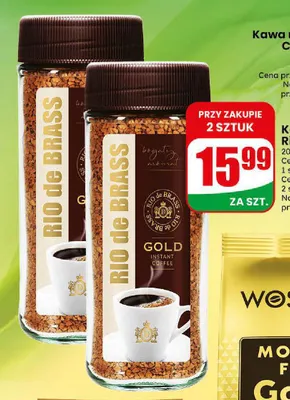 Kawa rozpuszczalna Rio de Brass Gold promocja w Dino