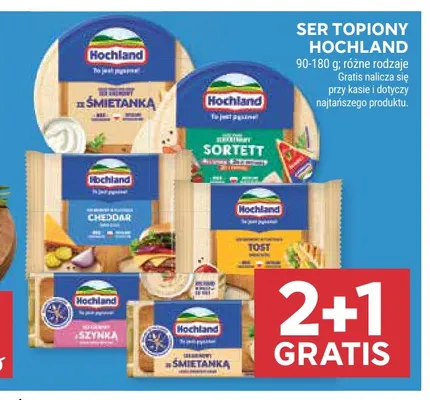 Ser topiony Hochland Tost promocja w Stokrotka