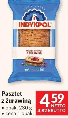 Pasztet z żurawiną Indykpol promocja w Makro