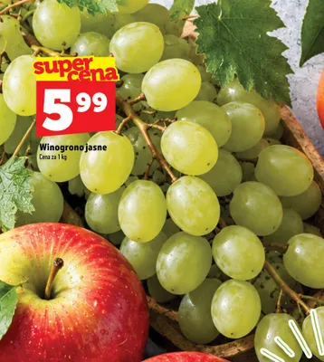 Winogrona jasne promocja w TOPAZ