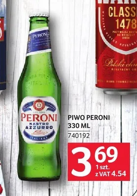Piwo Peroni Nastro Azzurro promocja w Selgros