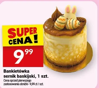 Bankietówka sernik baskijski promocja w Twój Market