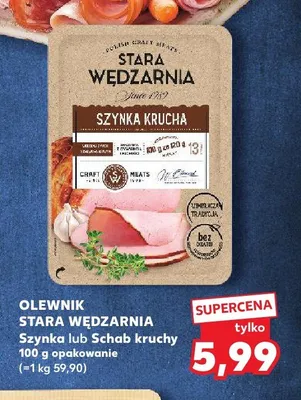 Schab kruchy Stara Wędzarnia Olewnik promocja w Kaufland