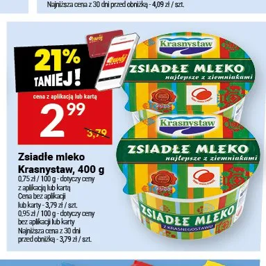 Zsiadłe mleko Krasnystaw promocja w Twój Market
