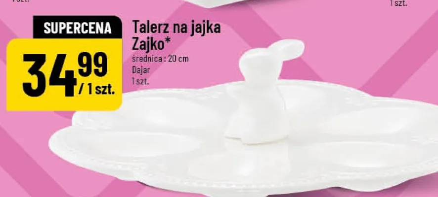 Talerz na jajka promocja w POLOmarket
