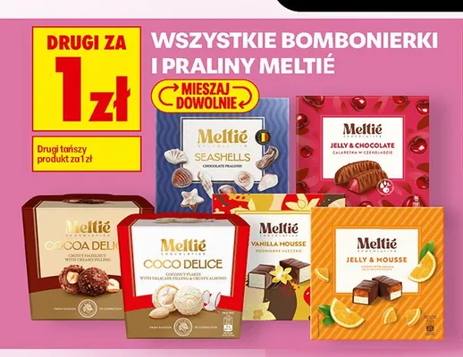 Praliny Meltié Coco Delice promocja w Biedronka