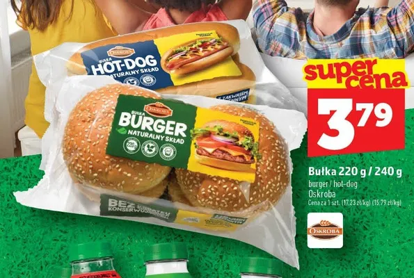 Bułka hot-dog Oskroba promocja w TOPAZ