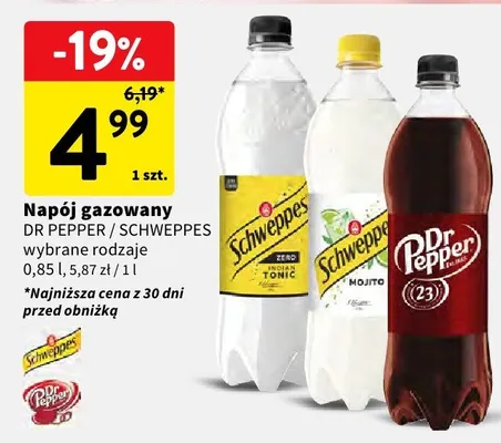 Napój gazowany tonic / mojito promocja w Intermarche