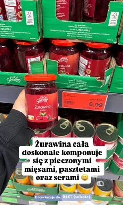 Żurawina cała All Seasons promocja w Aldi