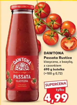 Passata Rustica z bazylią promocja w Kaufland