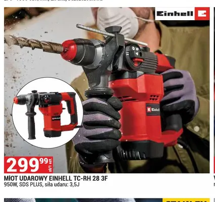 Młot udarowy Einhell TC-RH 28 3F promocja w Merkury Market