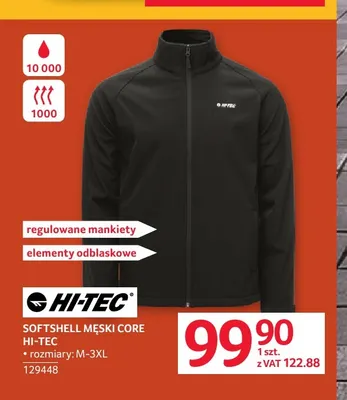 Softshell męski Core Hi-Tec promocja w Selgros