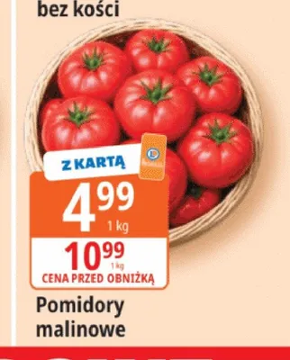 Pomidory malinowe promocja w Leclerc
