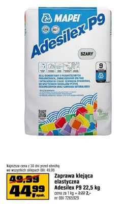 Zaprawa klejąca elastyczna Adesilex P9 promocja w OBI