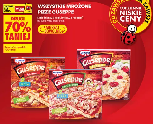 Pizza Guseppe 4 Cheese Dr.Oetker promocja w Biedronka