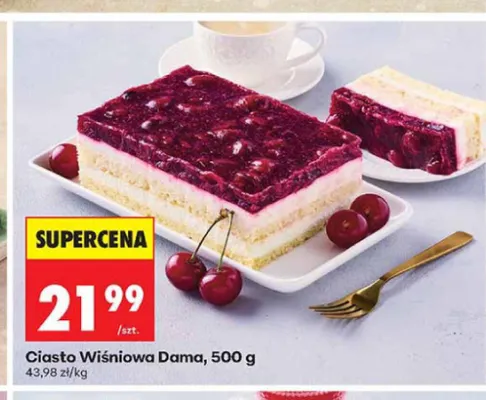 Ciasto Wiśniowa Dama promocja w Biedronka