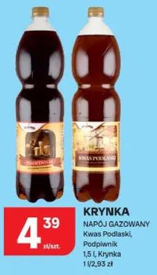 Napój gazowany Kwas Podlaski, Podpiennik promocja w Chorten