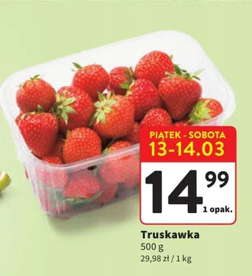 Truskawka promocja w Intermarche