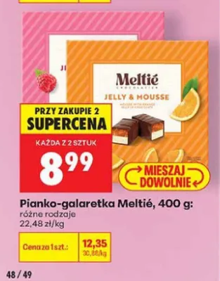 Pianko-galaretka Meltié promocja w Biedronka