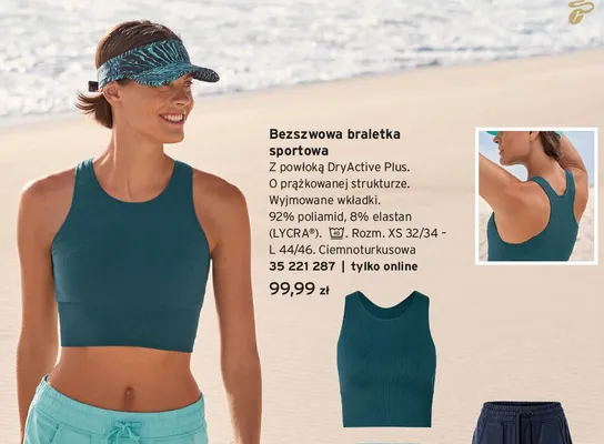Bezszwowa braletka sportowa Tchibo promocja w Tchibo