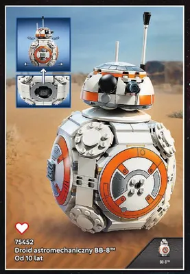 Klocki LEGO Star Wars 75452 Droid astromechaniczny BB-8 promocja w LEGO