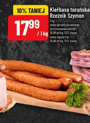 Kiełbasa toruńska  promocja w POLOmarket