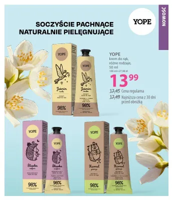 Krem do rąk Yope Karmel i Pistacja promocja w Hebe