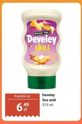 Sos aioli Develey promocja w Dino