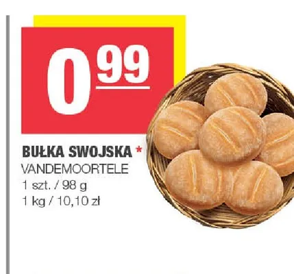 Bułka swojska Vandemoortele promocja w SPAR