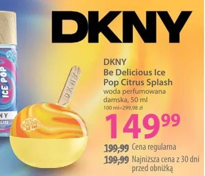 Perfumy Be Delicious Ice Pop Citrus Splash promocja w Hebe