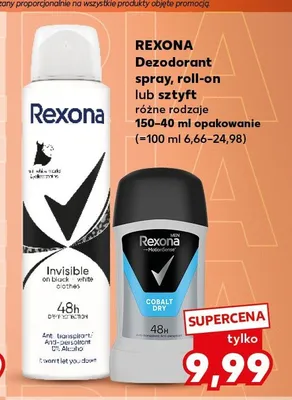 Dezodorant Rexona Men Cobalt Dry promocja w Kaufland