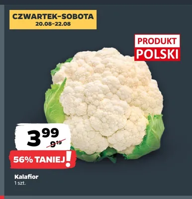 Kalafior polski promocja w Netto