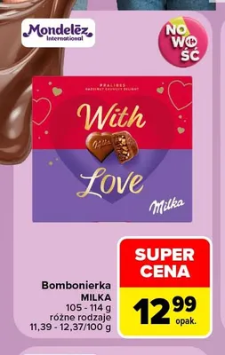Bombonierka Milka promocja w Carrefour