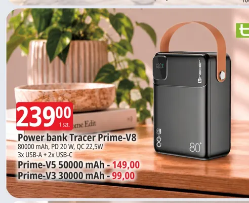 Power bank Tracer Prime-V3 promocja w Leclerc