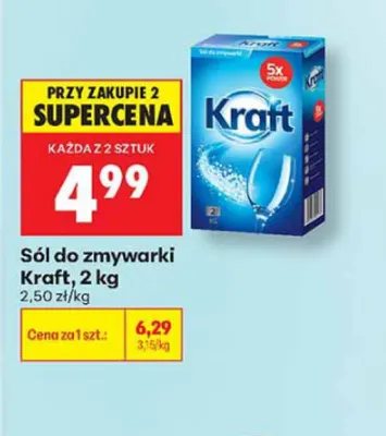 Sól do zmywarki Kraft promocja w Biedronka