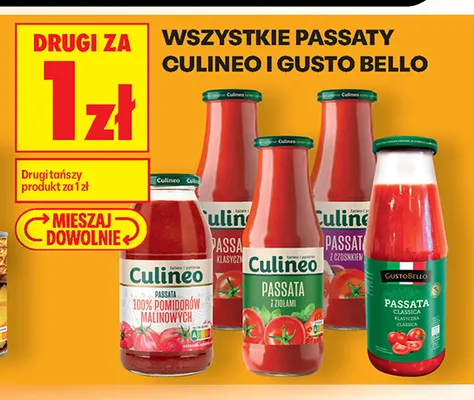 Passaty Culineo i Gusto Bello promocja w Biedronka