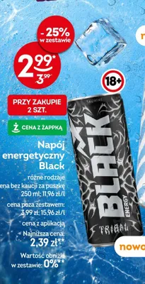 Napój energetyczny Black promocja w Żabka