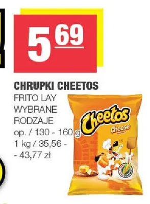 Chrupki Cheetos Frito Lay promocja w SPAR