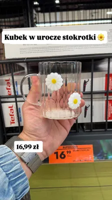 Kubek w urocze stokrotki promocja w Biedronka