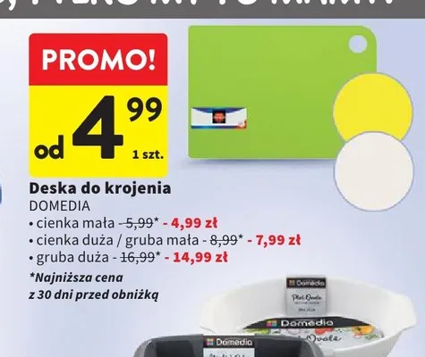 Deska do krojenia DOMEDIA gruba duża promocja w Intermarche